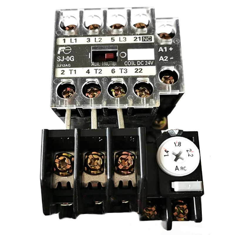 1PC FUJI SJ-OG SJ-0J 21NC 24VDC DC Contactor Relays with Socket