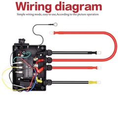 Winch Solenoid Relay Control Pre Wired Box for 8000-17000lbs Electric Winch
