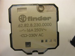 FINDER 62.82.8.230.000 230VAC 50/60Hz connection 8 male faston bracket mounting