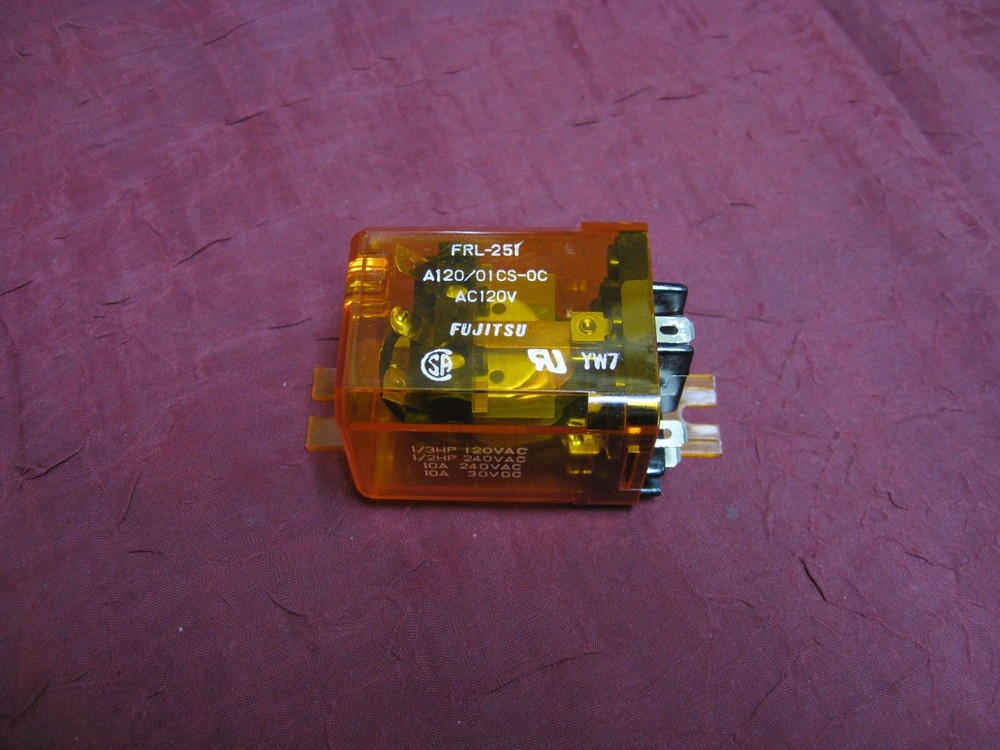 1pc NEW FRL-251 A120/01CS-0C YW7 Fujitsu Relay 120VAC 10A SPDT