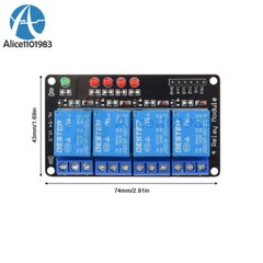 4 Channel 3V 3.3V Relay Module for Arduino Raspberry PIC AVR DSP ARM MSP430 DIY