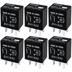 12V 30A Relay 4 Pin 6 Pack for Ford F150