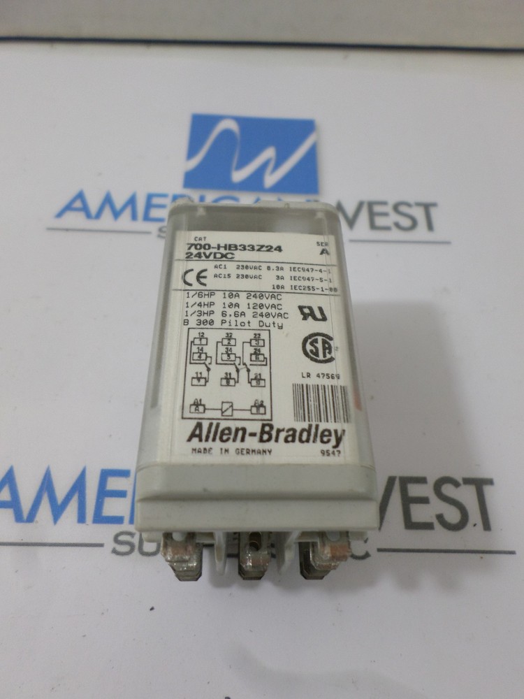 Allen Bradley 700-HB33Z24 Ser B Ice cube relay