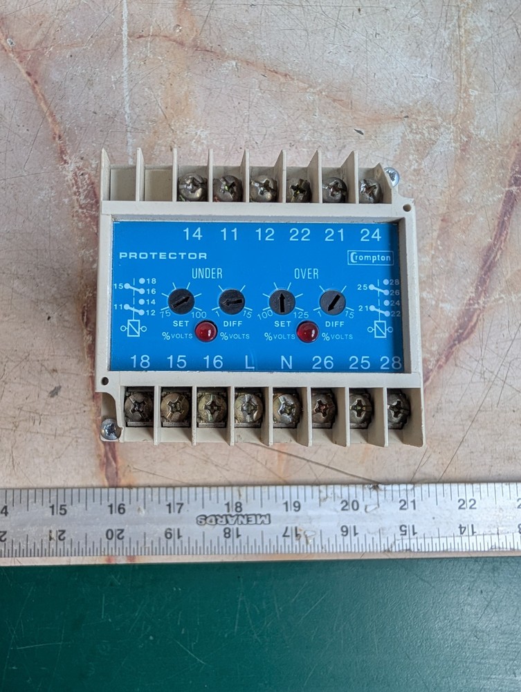 CROMPTON INSTRUMENTS 253-PVBU PROTECTOR OVER UNDER VOLTAGE RELAY 120V