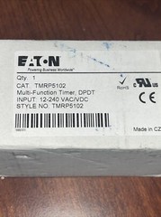 Eaton TMRP5102 Multi-Function Timer Relay, 12-240 VAC/VDC, NEW OPEN BOX