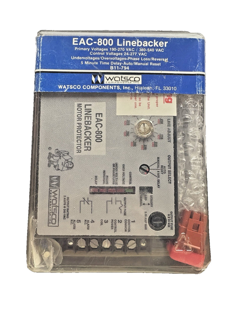 Linebacker motor protector EAC-800 / EAC800