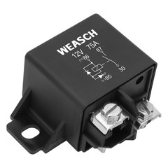 4Pack 0332002156 Normal Open Power Relay, 12V 75A, Applies to Starter Relay V232