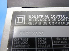 Square D 8501X020 Series A Control Relay New Old Stock No Box