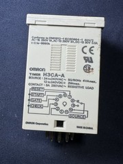 Omron H3CA-A Timer 24 to 240VAC 12 to 240VDC 11 Pin New Old Stock Has Shelf Wear