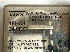 Dayton 1EHC9 24VDC Ice Cube Relay W/ AutomationDirect 781-1C-SKT DIN Socket