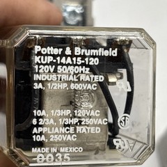 Potter & Brumfield KUP-14A15-120 Mounted On 27E893 Socket