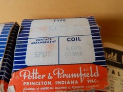 Potter & Brumfield KCP5 SPDT 5000 Ohm Ice Cube 8 Pin Relays Qty 3 NOS