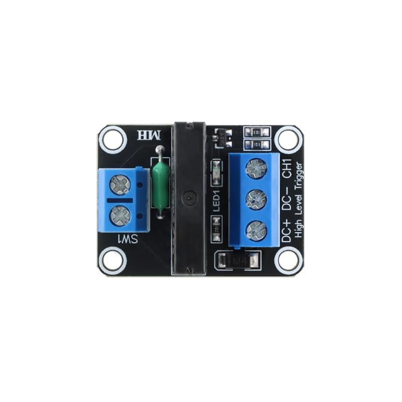 1-Channel Solid State Relay Module 5V, Low-Level Trigger SSR Switch Board for…