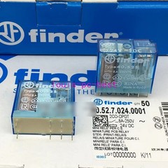 1PC Finder TYPE 40.52s 40.52.7.024.0001 24VDC Power Relay 8 Pins 8A 250VAC