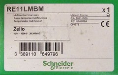 GROUPE SCHNEIDER TELEMECANIQUE ZELIO Timing Relay Timer .1 Sec-100 Hr RE11LMBM