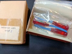 (3Pcs.) RED Indicator lamp LOT NEW NOS 48V