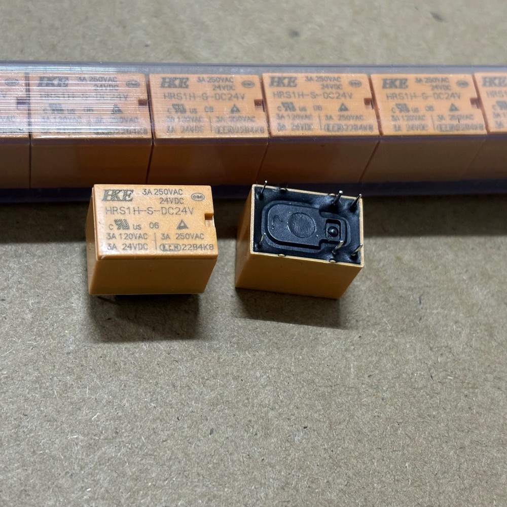 HRS1H-S-DC12V or DC5V or DC24V Miniature Signal Relay 1A 6 Pins x 10pcs