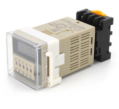 Digital Counter Relay DH48J-11A 11-Pin Sensor Signal 12V-380V Power Memory Base