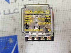 Square D 8501 KP13P14V20 Relay Ser D 3PDT 120V with Socket base