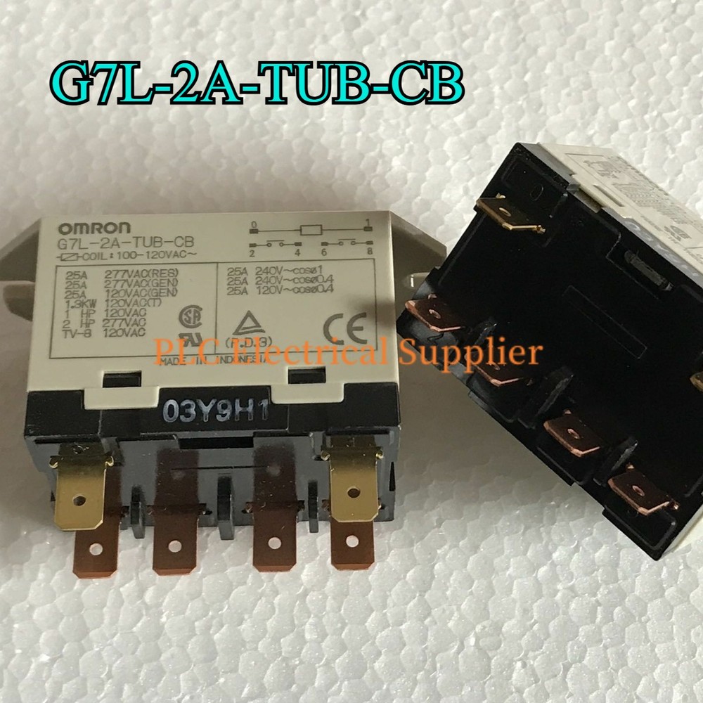 1 PCS G7L-2A-TUB-CB 100-120VAC Power Relay 25A 277VAC 6 Pins Fast Delivery