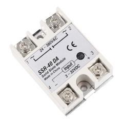 1-10Pcs SSR-25DA SSR-60DA 250V Solid State Relay Alloy Heat Sink 25/40/60/100A