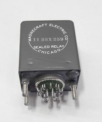 (Vintage) Magnecraft Electric Co. 11HSX259 Sealed Relay ( 14 Pin )