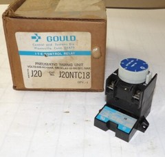 NEW GOULD ITE 10-180 SECOND PNEUMATIC TIMING CONTROL RELAY 600 VAC J20NTC18