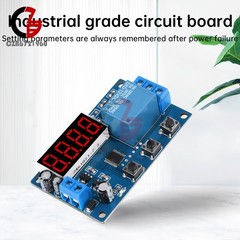 DC12V LED Display Digital Delay Timer Control Switch Relay Module PLC Automation