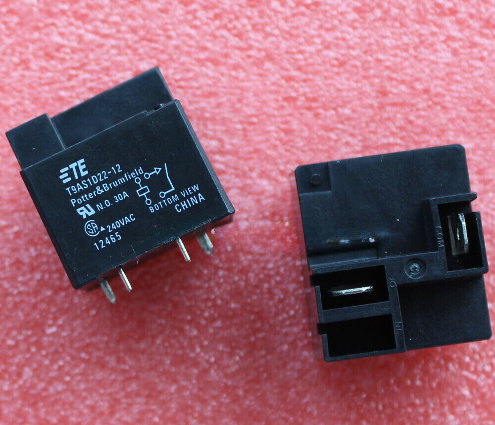 2pcs ORIGINAL and Brand New T9AS1D22-12 30A 240VAC 30 amps 240 volts TE relay