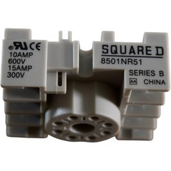NEW Square D by Schneider Electric 8501NR51 8-Pin Tubular Relay Socket | Series