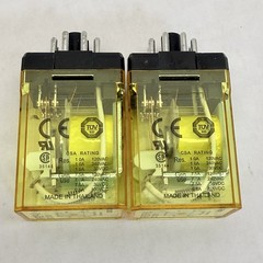 (LOT OF 2) IDEC POWER RELAY DPDT WITHOUT BASE RR2P-U DC110V
