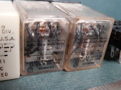 Potter & Brumfield Relays and Sockets 24VDC & 12VDC Everything Shown