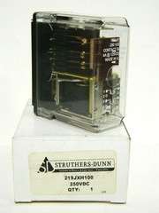 NEW STRUTHERS-DUNN 219JXH100 RELAY 250VDC Contact Rating 4A @ 125V
