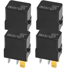 Relay ACM33221 Pack of 4 Multipurpose Automotive Relay 12VDC 4Pins Compatible…