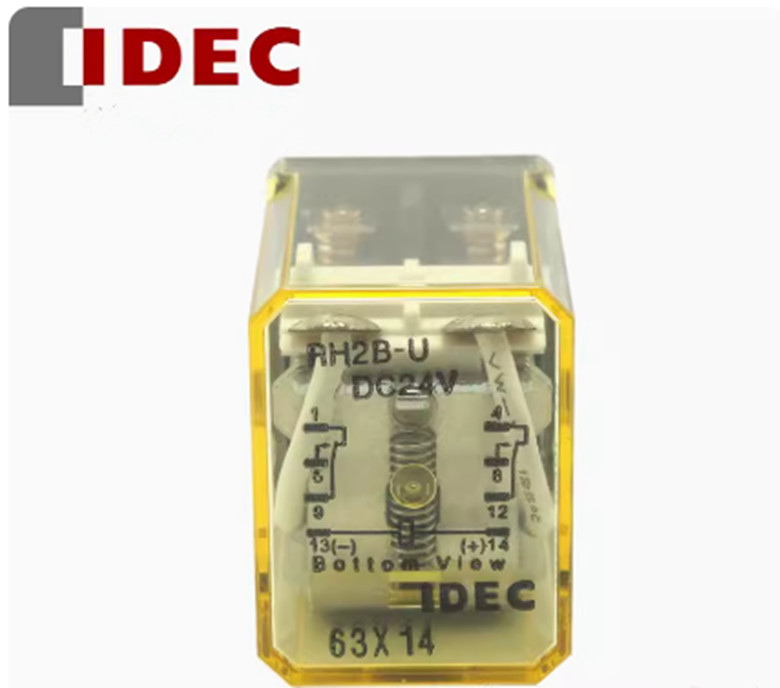 1pcs IDEC RH2B-U-DC24V General Purpose Relay, 10A Contacts, DPDT