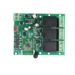 AC220V / DC7V-32V 10A 3CH Bluetooth WIFI Relay module supports RF 433Mhz Remote