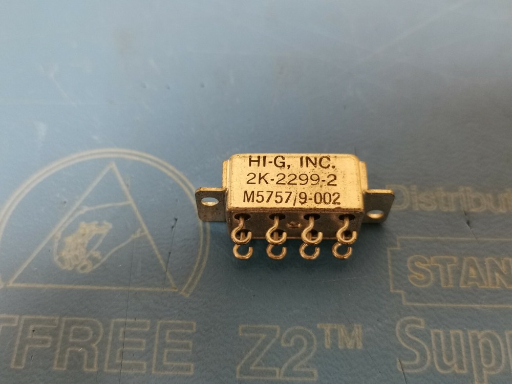 NOS Hi-G Relay M5757/9-002 ,, 2K-2299-2 Flange Military