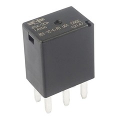 (Pack of 10) Song Chuan Automotive Relays SPDT 35A 12VDC 301-1C-C-R1-U01-12VDC