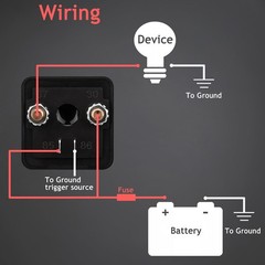2 Pack 12V 200 Amp Continuous Duty Relay Switch Car Starter Heavy 4 Terminal