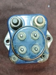 Vtg CUTLER-HAMMER Relay 200AMP 1PST, Class Coil 28V. DC, 6042H6, U.S.A.