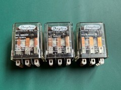 Lot of 3 Dayton #5X840F General Purpose Relays 24V 50/60HZ 11A 120VAC