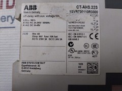 ABB CT-AHS.22S Off-Delay With Aux Voltage Time Relay 1SVR730110R3300
