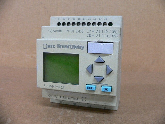 Idec Fl1d-H12rce Smart Relay Input: 12/24Vdc Output 4X Relay