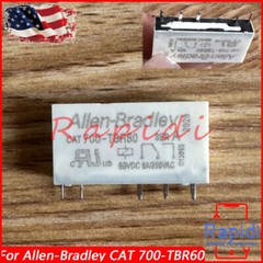 New For Allen-Bradley CAT 700-TBR60 Power Relay 60VDC 6A 250VAC 5 Pins