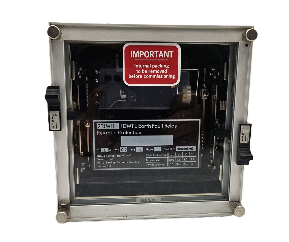 NEI 2TJM11 REYROLLE PROTECTION IDMTL EARTH FAULT RELAY (FAST SHIPPING)