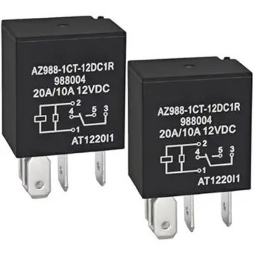 (Pack of 2) Fuel Pump Relay Replace Part for 4671168E 72472M – 12VDC, 20/10A, 5