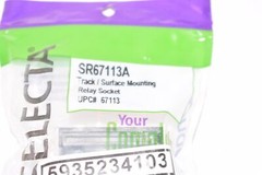 NEW Selecta SR67113A Track/Surface Mounting Relay Socket 11 Pin
