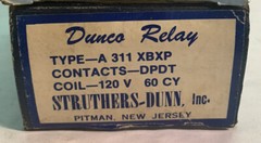 Struthers-Dunn Inc. relay type #A 311 XBXP 120v/60 cy 12 pin