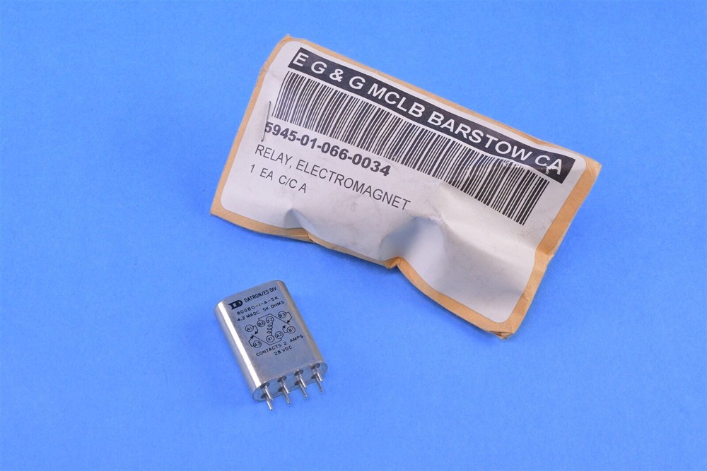 Mil-Spec Daytron Electromagnetic Relay 4.2 MADC 5K Ohm 80GB0-1A5K
