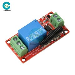DC 5V 12V 24V Wireless Remote Control Receiver Switch Relay Module 1CH 433MHz